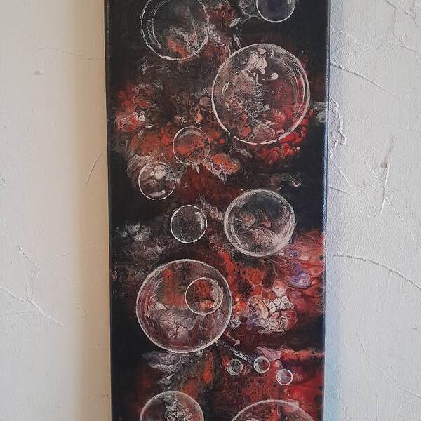 Tableau Acrylique Bulles