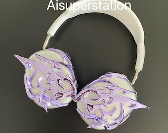 Shard AirPods Max Covers: Cyberpunk Resin Attachments