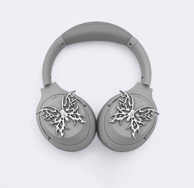 SonyXM4 Butterfly silver