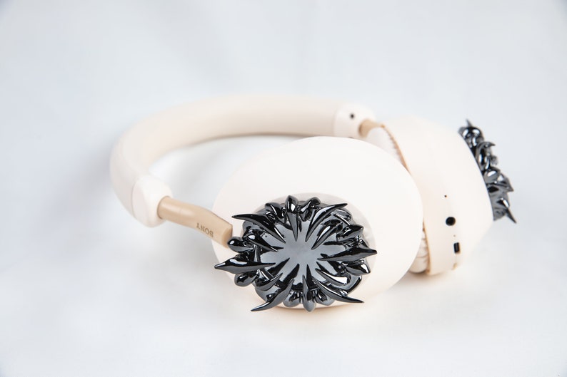 Throne Black Sony XM5/XM4 Headphone Attachments: Cyberpunk 3D Printed image 9