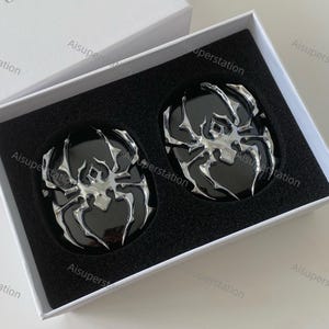 Metal Spider AirPods Max Covers: Chrome Metal spiders for Apple headphones, headphone attachments, AirPods Max accessories image 5