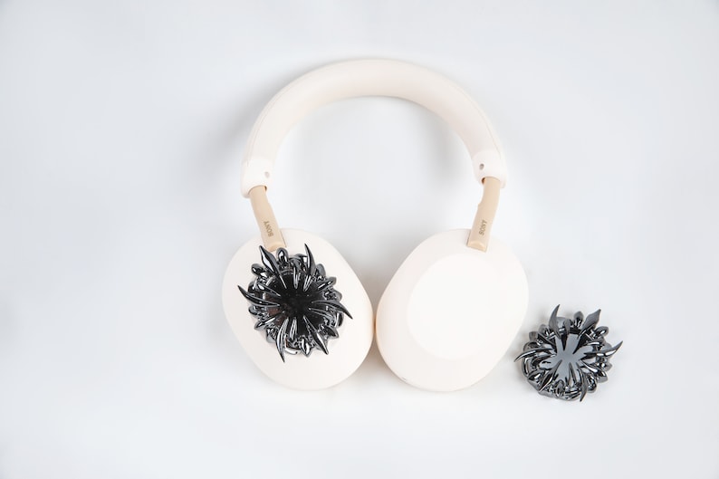 Throne Black Sony XM5/XM4 Headphone Attachments: Cyberpunk 3D Printed image 7