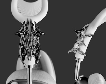 Cyber 3D Printed Attachment for AirPods Max: Futuristic Style