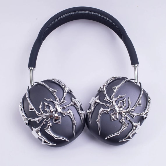 Airpods Max スパイダーケース：サイバーパンクなメタルアタッチメント