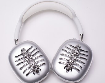 Spine AirPods Max Covers: Chrome Cyberpunk Headphone Attachments