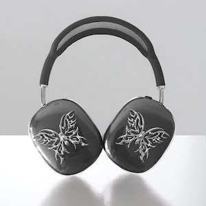 Chrome butterfly cases for Airpods Max,  no headset included, a set of 2, Airpods Max covers, Airpods Max attachments,headphones accessories