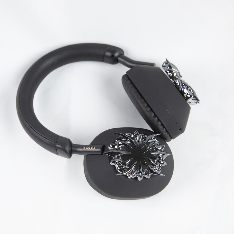 Throne Black Sony XM5/XM4 Headphone Attachments: Cyberpunk 3D Printed image 10
