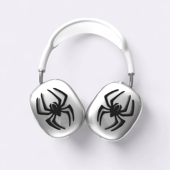 Chrome Spider Airpods Max Apple Headphones Sony XM4 Sony XM5 Skull Candy Attachments 2 Black Spiders Only Gift for Her Gift for Him Etsy Ireland
