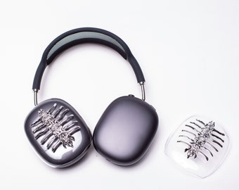 Spine AirPods Max attachments, spine cases for AirPods Max, apple headphones, spine covers for airpods max, cyberpunk, steampunk, Y2K Spine AirPods Max attachments, spine cases for AirPods Max, apple headphones, spine covers for airpods max, cyberpunk, steampunk, Y2K