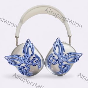 Butterfly AirPods Max cases, 3D printed AirPods Max covers, apple headphone accessories, no headset included, AirPods Max attachment, punk