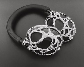 Water Sony XM4 XM5 XM6 Headphone Covers: Cyberpunk Futuristic Attachments