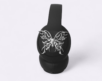 Cyberpunk Chrome Butterfly Attachment for Beats Studio Pro, Beats Solo