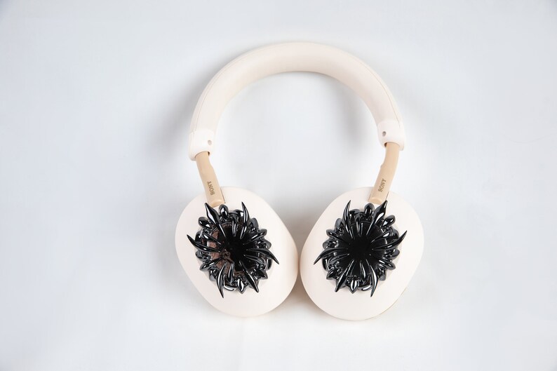 Throne Black Sony XM5/XM4 Headphone Attachments: Cyberpunk 3D Printed image 4