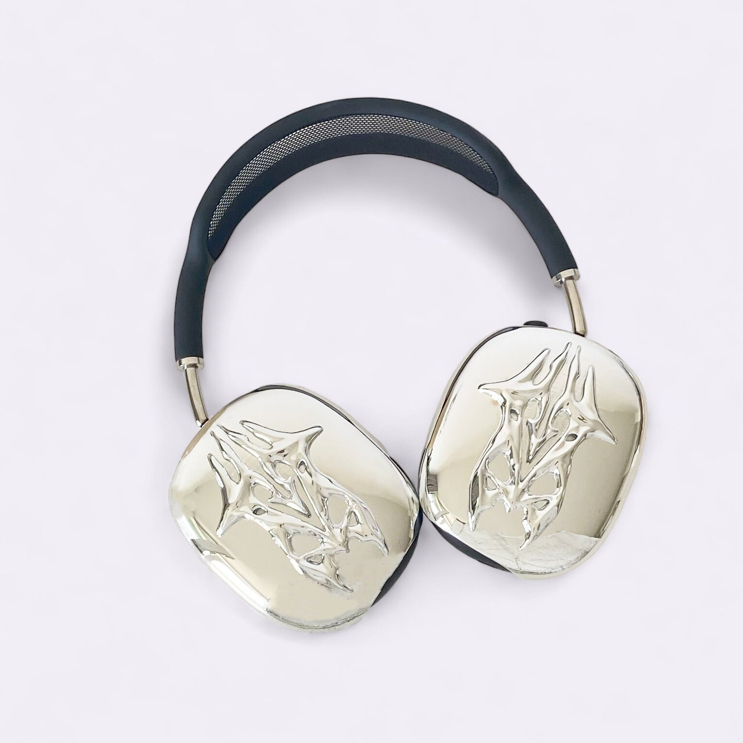 シルバーサイバー AirPods Max ケース：クロームアタッチメント - Etsy