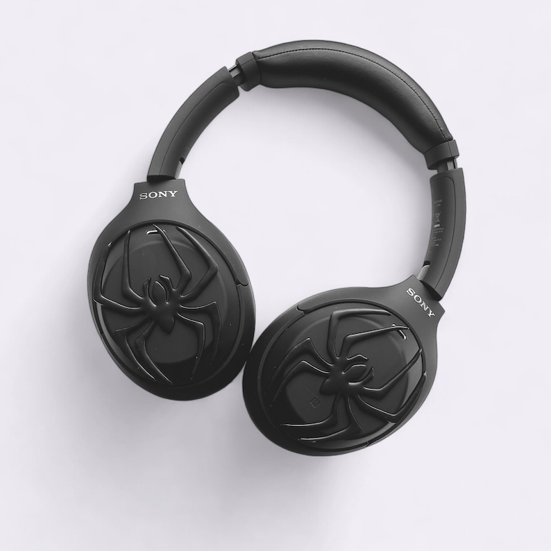 Spider In Headset Cyberpunk Black Spider Attachments for Sony XM4/XM5 Headphones - Etsy