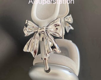 3D Printed Bow Airpods Max Attachment: Cyberpunk Headphone Accessory
