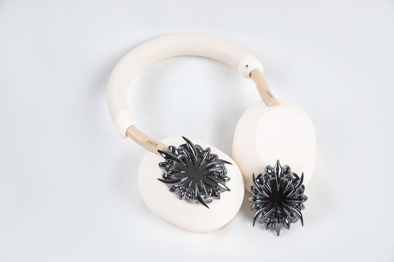 Throne Black Sony XM5/XM4 Headphone Attachments: Cyberpunk 3D Printed image 8