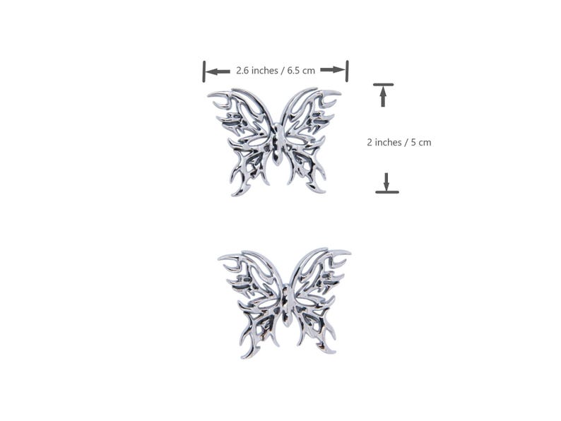 Chrome Butterfly Headphone Attachment: Sony XM4/XM5/XM6, Airpods Max image 2