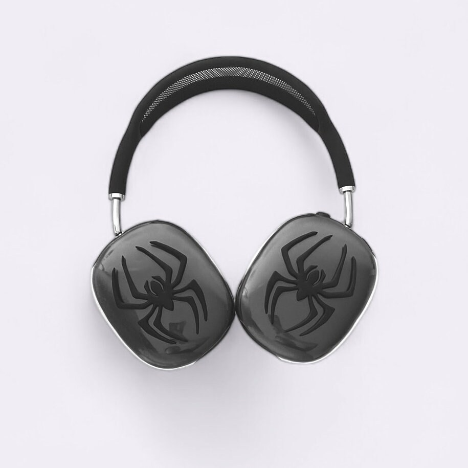 Black Chrome Spiders and Cases for Airpods Max, Airpods Max Black Chrome Spiders and Cases for Airpods Max, Airpods Max