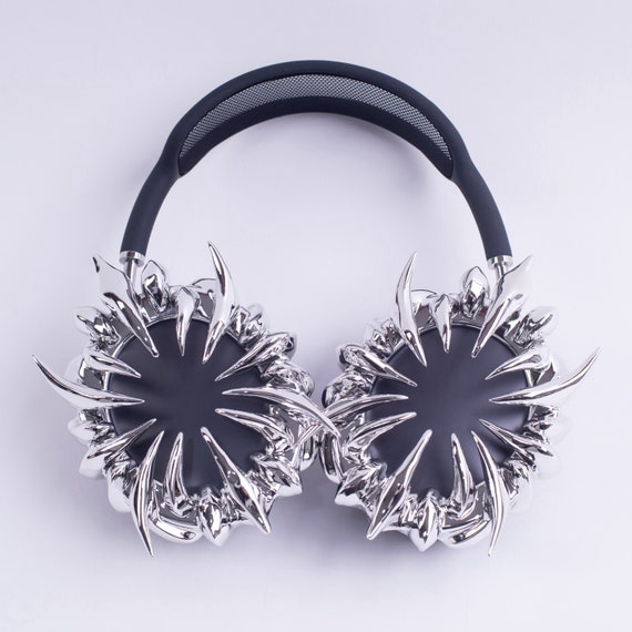 Throne Airpods Max Attachments, Glossy Silver, No Headset Included, Airpods Max Cases, Airpods Max Covers, Apple Headphones, Cyberpunk, Punk - Etsy Throne Airpods Max Attachments, Glossy Silver, No Headset Included, Airpods Max Cases, Airpods Max Covers, Apple Headphones, Cyberpunk, Punk - Etsy