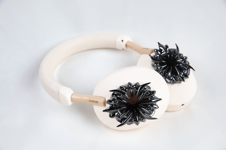 Throne Black Sony XM5/XM4 Headphone Attachments: Cyberpunk 3D Printed image 5