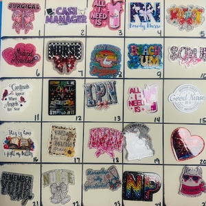 Acrylic badge topper  Sassy nurse badge reel or topper Inspirational or completed badge reel