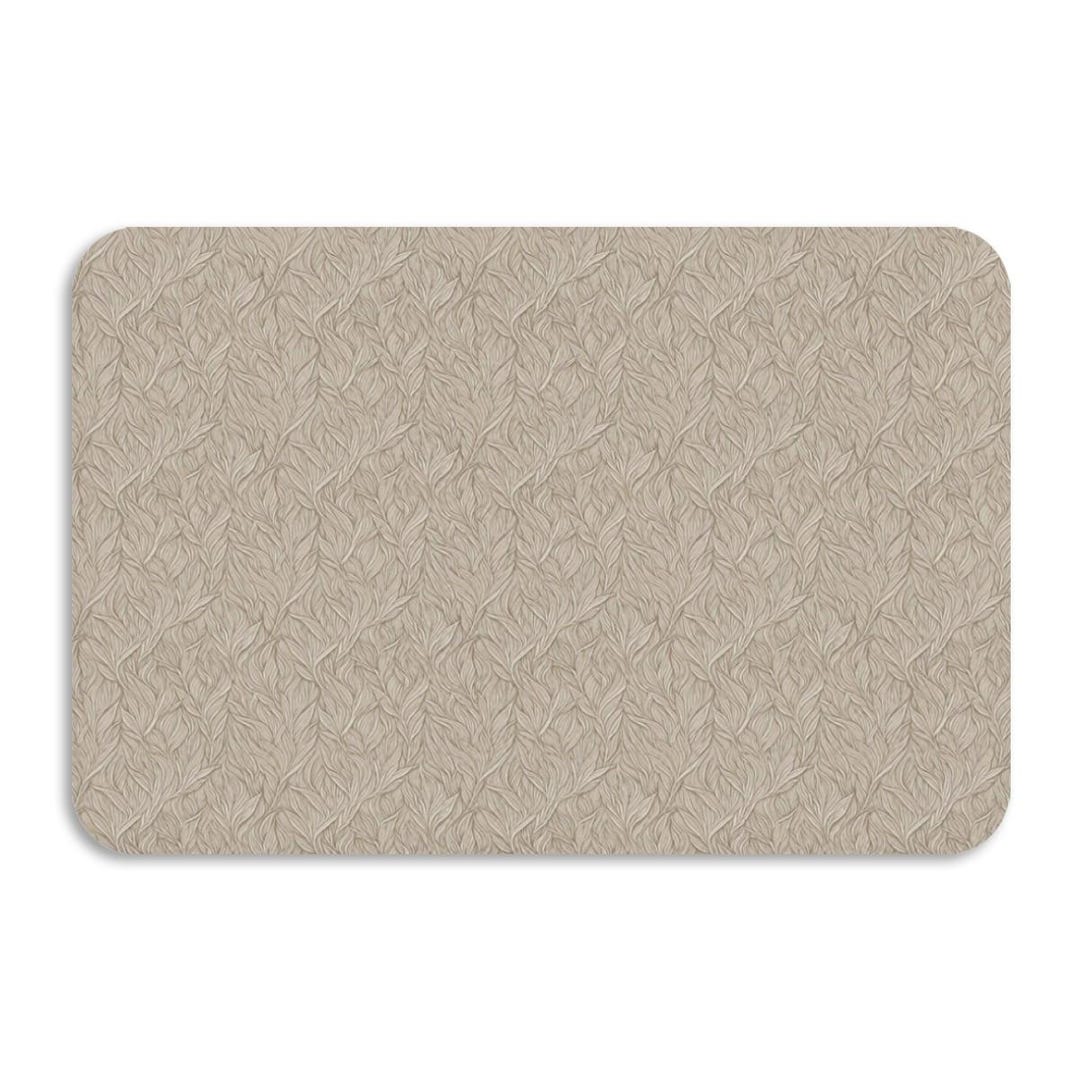 Mat Stack Neutral Neutral Texture Bathroom Mat Minimalist Solid Modern Decor - Etsy