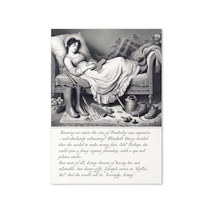 Cartão engraçado de Jane Austen Orgulho e Preconceito