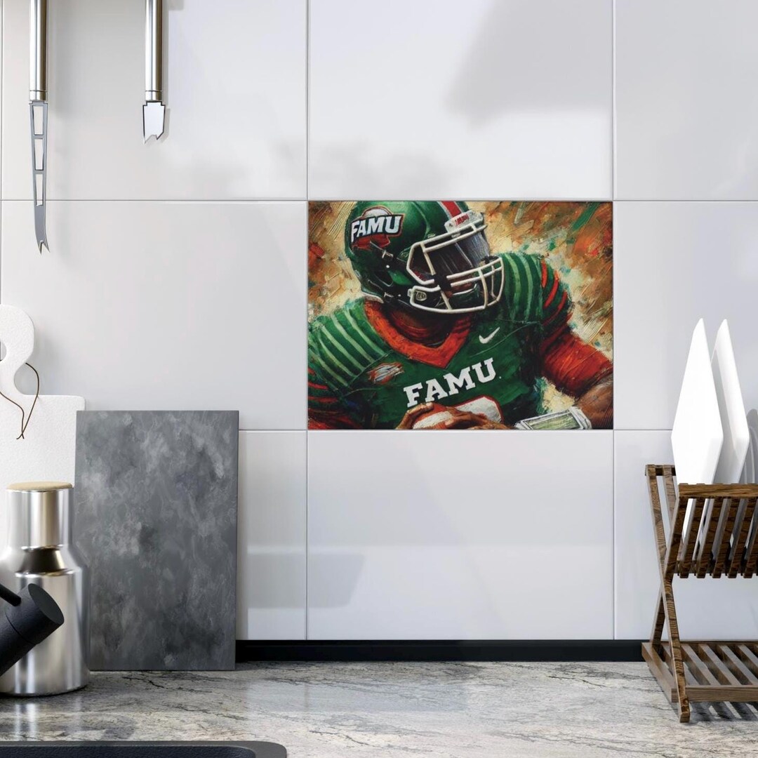 FAMU Wall | Dorm Room Art | HBCU Cubicle Art | Gift Ceramic Photo Tile ...