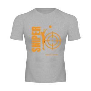 Sniper Sharp Shooter Basketball NCAA NBA Men's Raglan Sleeve Sports Tee Mighty Lifestyle AAU Basketball Uniform Jersey Sports Tshirt