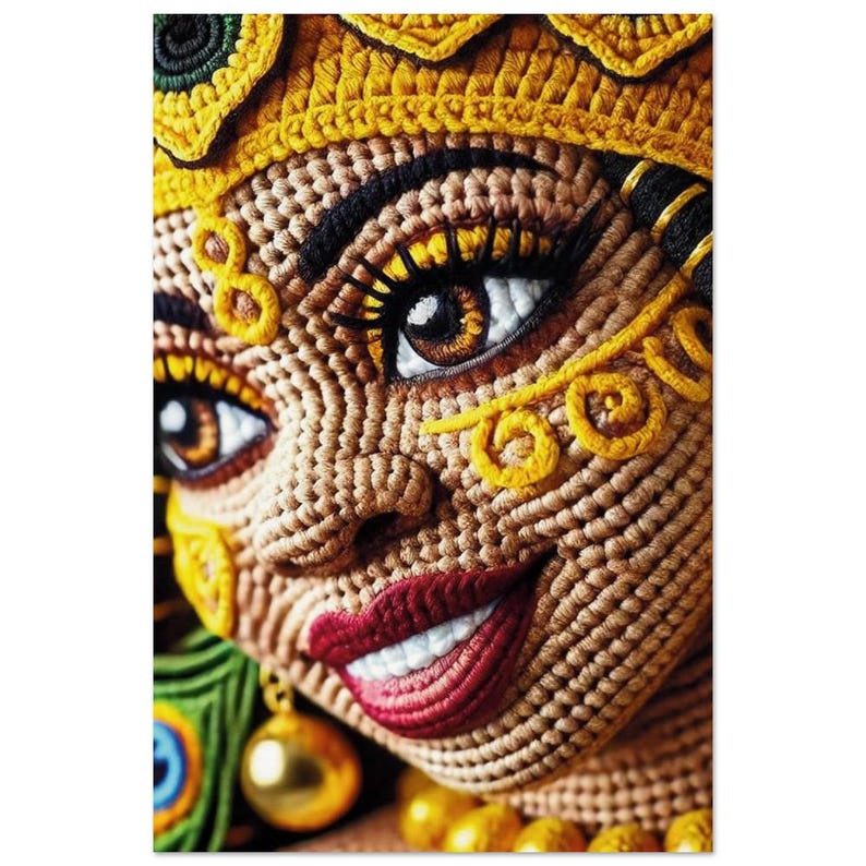 EXCLUSIVE Oshun Crochet African Orisha IFA Museumquality Matte Paper