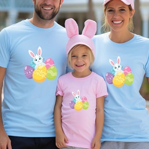 Easter Bunny Family Matching Shirt Easter Family Shirts Easter Bunnies T-shirt Bunny Family Shirts Easter Custom Tshirts Happy Easter Tshirt