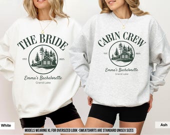 Lager Bachelorette Sweatshirt: Benutzerdefinierte Camping Pullover, Flugbegleiter