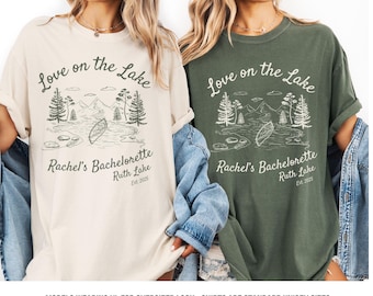 Chemises Lake pour EVJF : t-shirt personnalisé Camp Comfort Colors