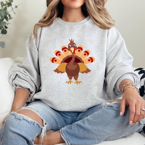 Thanksgiving Turkey Sweatshirt: Autumn Fall Shirt