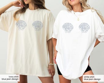 Camiseta personalizada de despedida de soltera en la playa, camiseta de despedida de soltera de sirena, camiseta de fiesta nupcial con colores cómodos, regalo de dama de honor para el último chapuzón en la playa