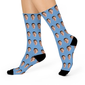 Custom Face Socks: Personalized Photo Socks, Funny Gift
