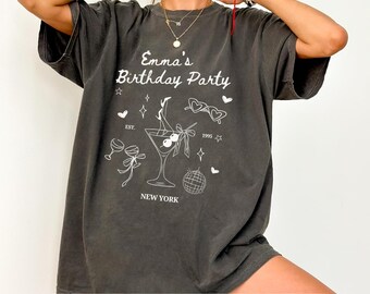 Custom 30th Birthday Trip Shirt: Comfort Colors Group Tee
