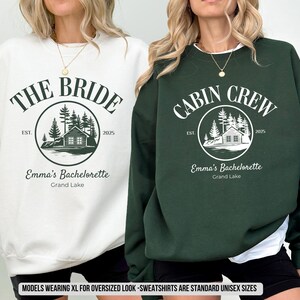 Lager Bachelorette Sweatshirts Camping Pullover Kundenspezifisches Lager Pullover Kabine Bachelorette Sweatshirts Cabin Crew Sweatshirts See Bach Sweatshirt