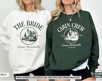 Sudadera de Camp Bachelorette: temática de tripulación de cabina, diseño personalizado