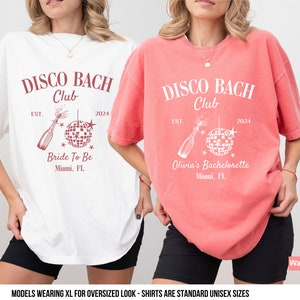 Custom Disco Bachelorette Shirts Disco Bachelorette Party Custom Location Bachelorette Shirt Personalized Bride Shirt Future Bride Shirt