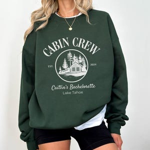 Camp Bachelorette Sweatshirt Cabin Crew Bachelorette Cabin Themen Bachelorette Benutzerdefinierte Cabin Sweatshirt Cabin Bach Pullover