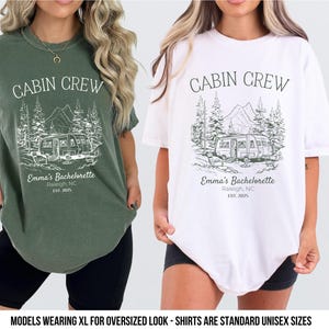Cabin Crew Shirts Camp Bach  Bachelorette Shirts Custom Cabin Crew Shirts Bachelorette Camping Shirts Bach Tees Comfort Colors Shirts