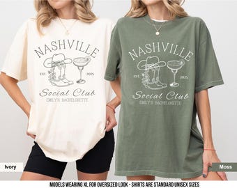Chemise Nashville Bachelorette Comfort Colors : Western Social Club