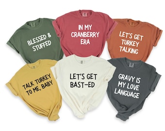 T-shirts rigolos pour Thanksgiving : t-shirts de groupe assortis