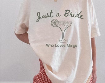 Camiseta "Novia que ama a Margs": Regalo divertido para despedida de soltera