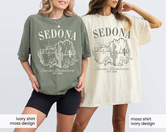 Camisetas para despedidas de soltera en Sedona, Arizona, Desert Bride, Cactus, Sedona, despedidas de soltera, viaje a Sedona