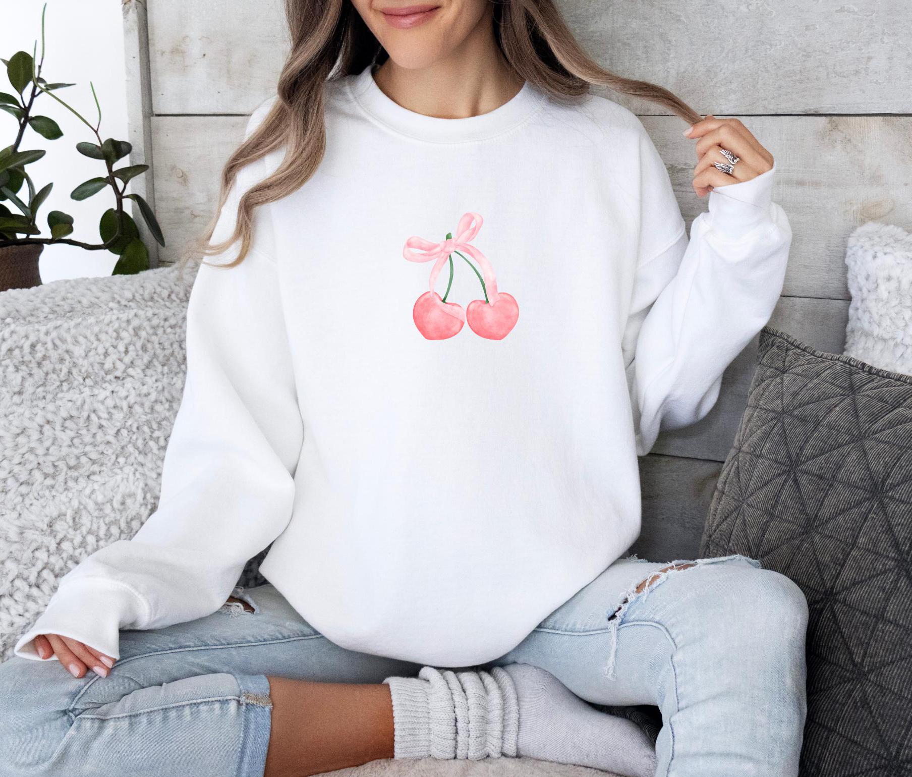 Coquette Sweatshirt Coquette Aesthetic Pink Bow Trendy Crewneck for Women Gift for Her  Custom  Coquette Sweatshirt Coquette Bow Sweater