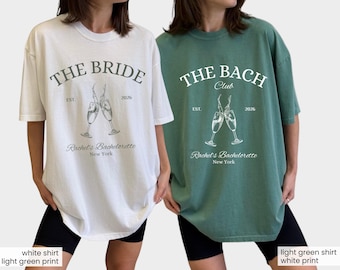 The Bach Club shirt aangepaste vrijgezellenfeest shirts bruid shirt Bach shirts bruidsmeisje shirts bruiloft vrijgezellenfeest comfort kleuren 1717