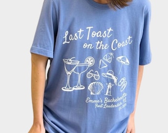 Shirts Last Toast On The Coast vrijgezellenfeest